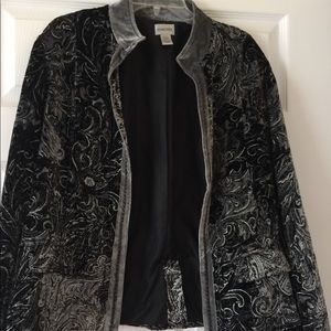 Chico’s Short Velvet Jacket